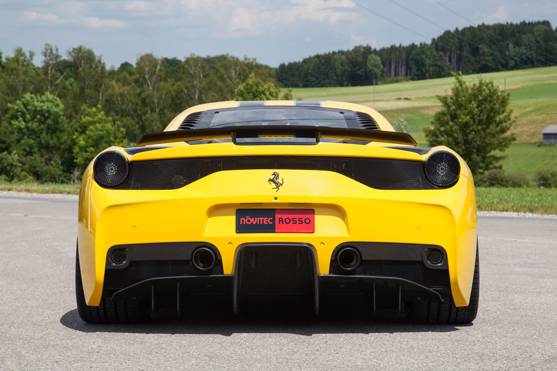 Novitec fait hurler la ferrari 458 speciale 